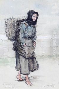 A Fishergirl Of Stornoway by George Henry Boughton