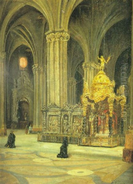 Interior De La Seo De Zaragoza - view 1