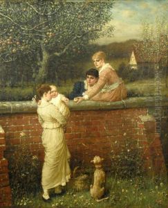 The Garden Wall by George Henry Boughton