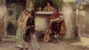 Los Chismorreos by Augustin Salinas y Teruel