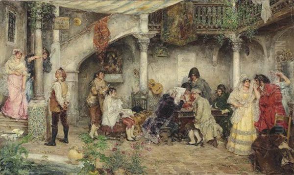 Bustling Street Scene, Seville - view 1