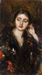 Giovane Donna In Interno by Juan Pablo Salinas