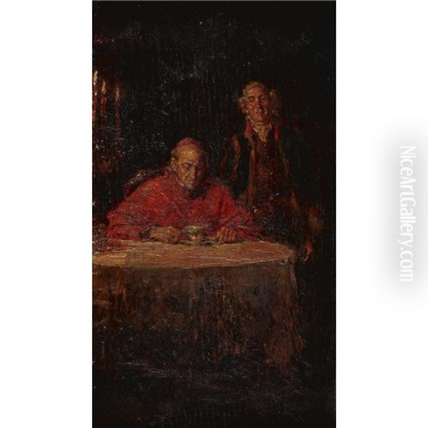 The Cardinal At His Tea - view 1