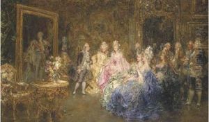 The Presentation Of The Portrait by Juan Pablo Salinas