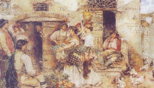 A Market Scene - view 1