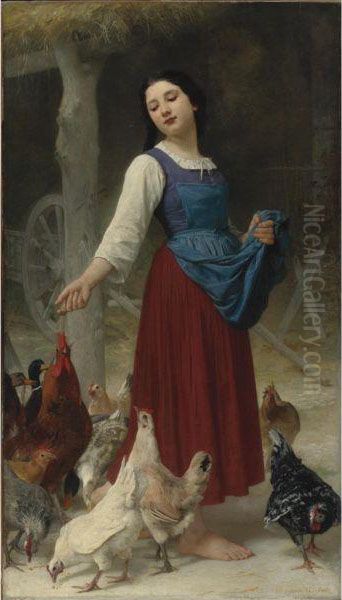 The Farmer's Daughter by Elizabeth Jane Gardner Bouguereau