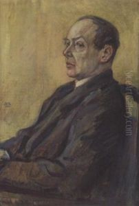 Portrait Eines Herrn Im Armlehnstuhl