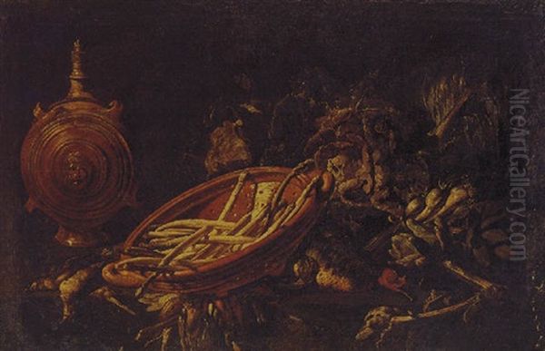 Nature Morte Aux Asperges Et Aux Choux - view 1
