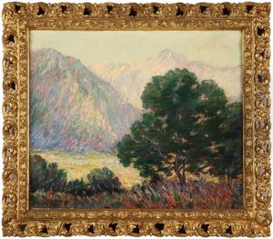 Verdant Summer Landscape With Distant Hills