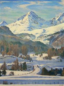 Piz Albana Von Punt Muragl, Engadin