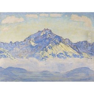 Winterlandschaft (winter Landscape) by Carl Albert Von Salis-Soglio