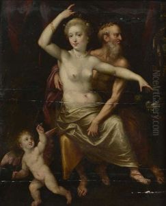 Le Mariage Mal Assorti by Anthonis Sallaert