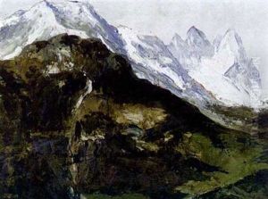 Jeune Femme En Buste Au Col De Dentelle by Adelaide Salles-Wagner