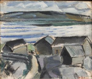 Farm Houses by Tyko Sallinen