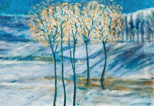 Trees In Winter by Tyko Sallinen