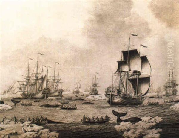 Whaling In Arctic Waters - view 1