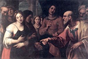 Christ And The Woman Taken In Adultery