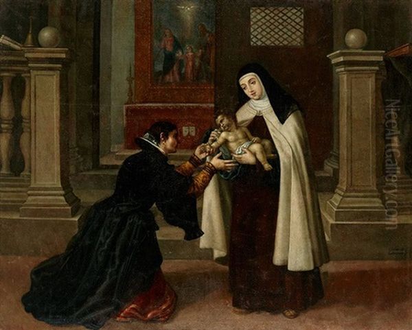 Santa Teresa Resucita A Su Sobrino Gonzalo De Ovalle - view 1