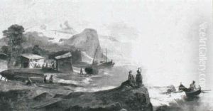 A Norwegian Fiord by John Cuthbert Salmon