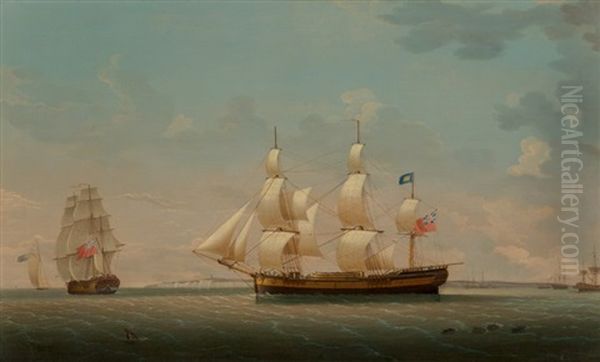 The Estridge In Two Views Off Dover - view 1