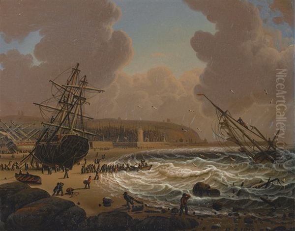 A Storm Off The Coast - view 1