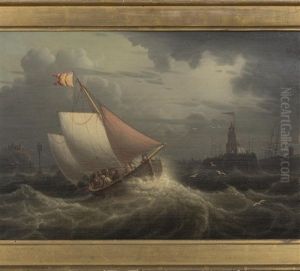 The Ferry Boat by Robert Salmon