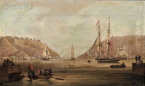 Harbor View With British Vessels - view 1