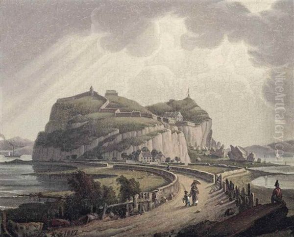Dumbarton Castle On The Clyde - view 1