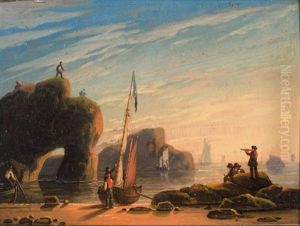 Smugglers On The Lookout by Robert Salmon
