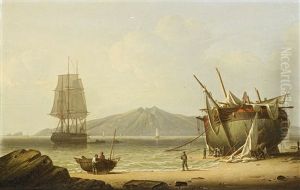 Coastal View Near Greenock by Robert Salmon