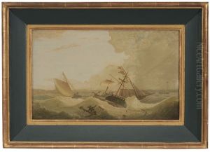 The Ship Genrous [sic] Friends In Distress by Robert Salmon