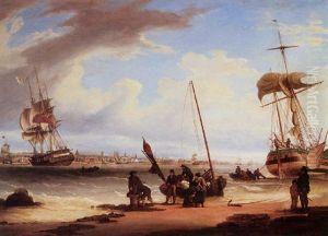 The Port Of Liverpool by Robert Salmon