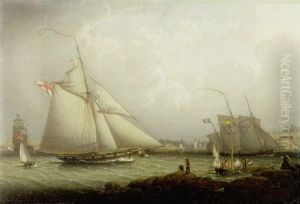 English Cutter And Lugger, Off North Shields