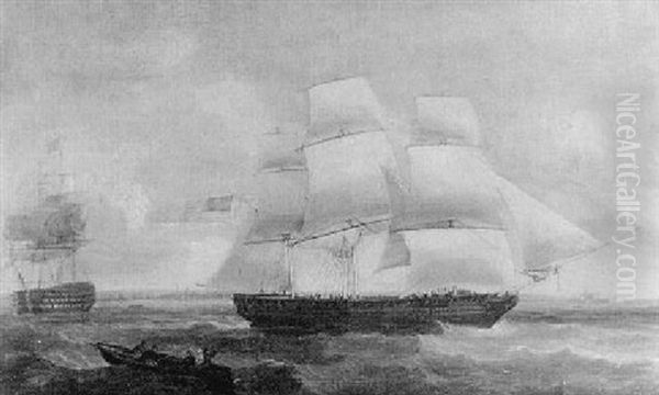 Shipping Off The Coast - view 1