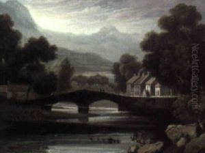 A View Of Beddgelert, Caernarvonshire A View Of Beddgelert, Caernarvonshire