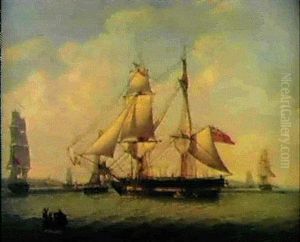 Royal Navy Brig At Liverpool