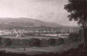 Coastal Landscape With A View Of Montrose by Robert Salmon