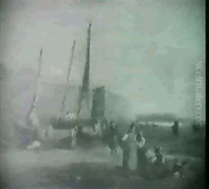 Fishing Scene by Robert Salmon
