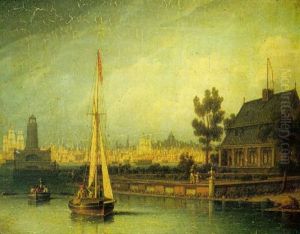The Harbor, Liverpool by Robert Salmon