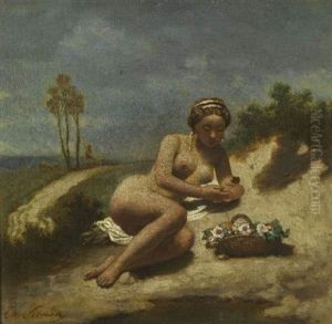 Nu Au Papillon by Theodore Frederic de Salmon