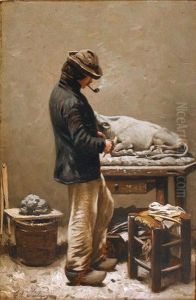 Le Sculpteur Animalier by Theodore Frederic de Salmon