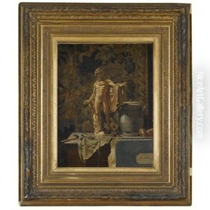 Still Life Featuring The Apollo Belvedere by Theodore Frederic de Salmon