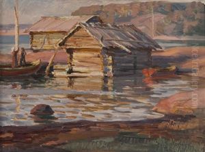 Evening Dusk At The Coast by Santeri Salokivi