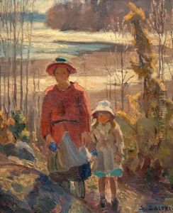 Mother And Child (double-sided) by Santeri Salokivi