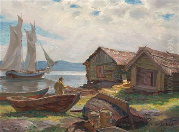 Fishing Huts - view 1