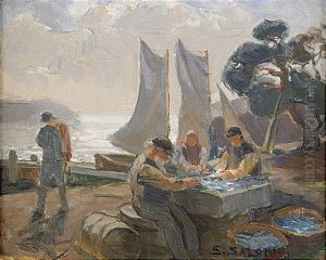 Strommingsfiskare by Santeri Salokivi