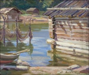 Kalastajan Ranta-aitta by Santeri Salokivi
