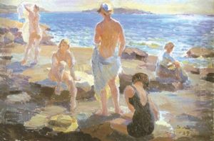 Pa Stranden by Santeri Salokivi