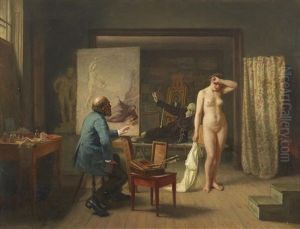 I Ateljen by Geskel Saloman