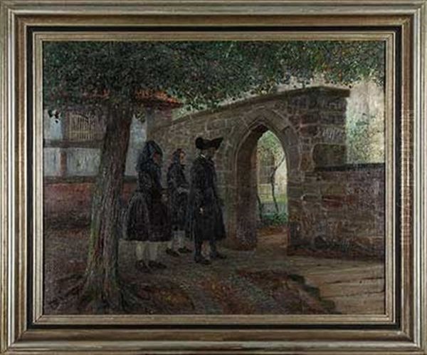 Schwalmer Familie Beim Kirchgang - view 1